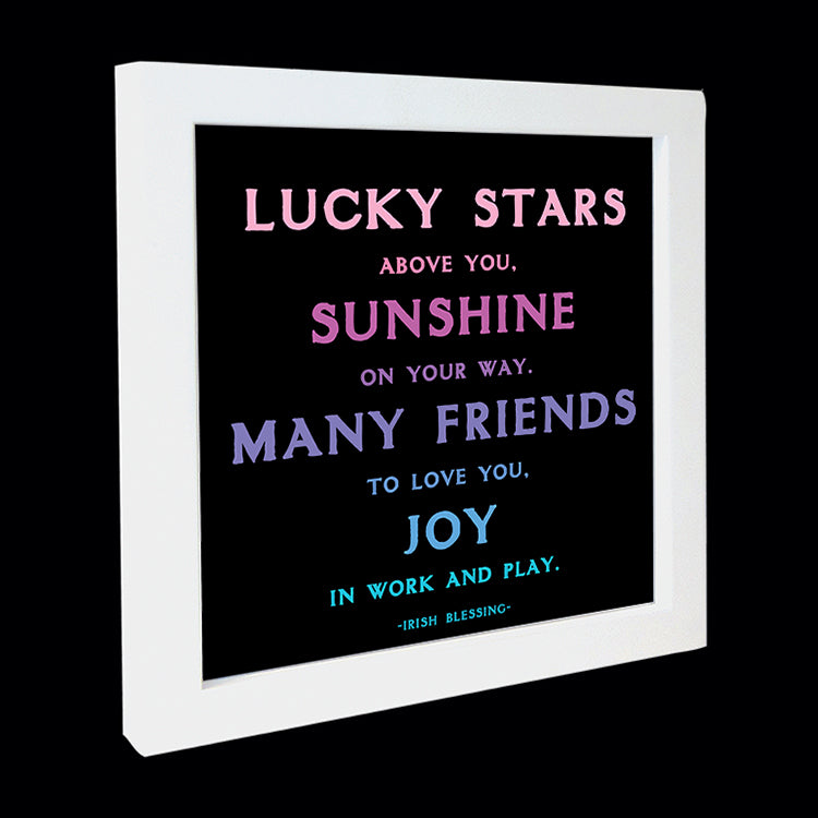 "lucky stars" card
