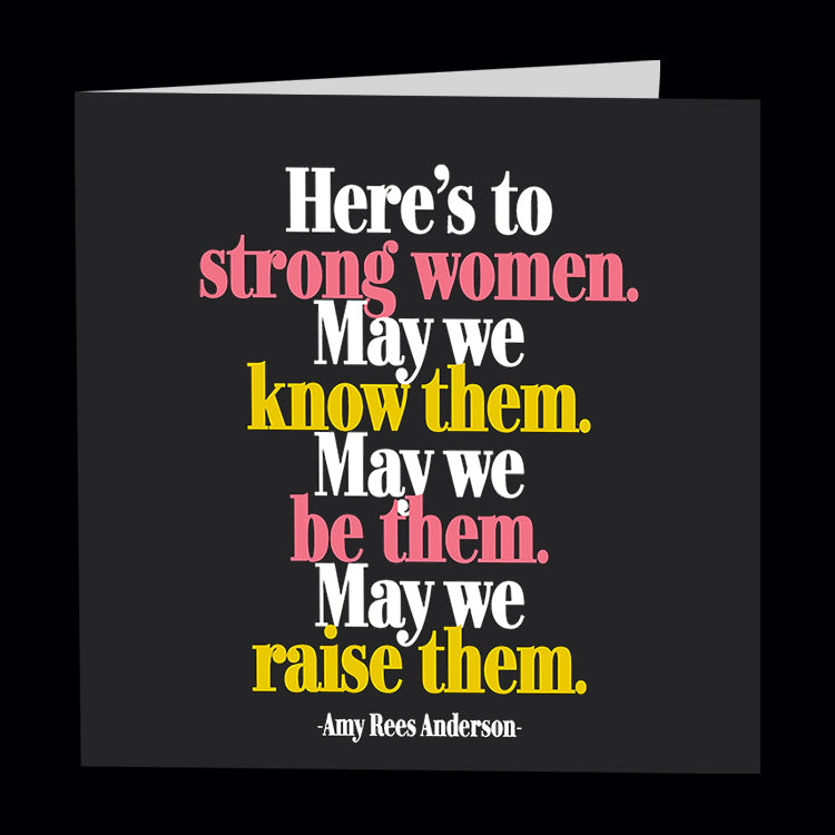 "strong women" card