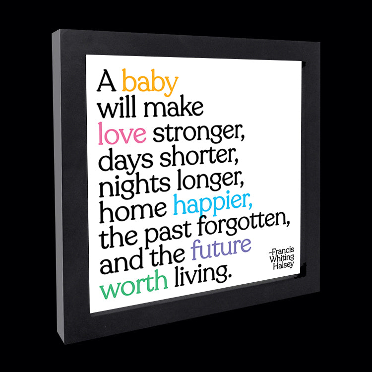 "a baby will make" card