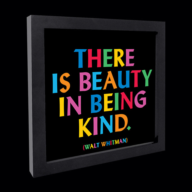 "beauty in being kind" card