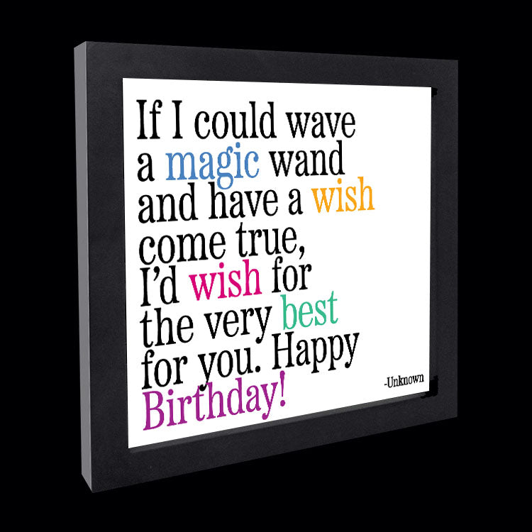 "wave a magic wand" card