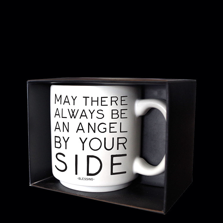 "angel by your side" mini mug