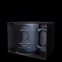 "comfort zone" mini mug
