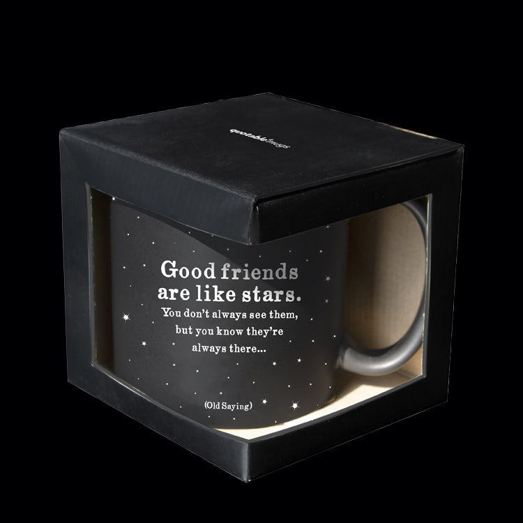 "good friends" mug