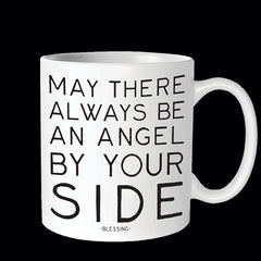 "angel by your side" mug