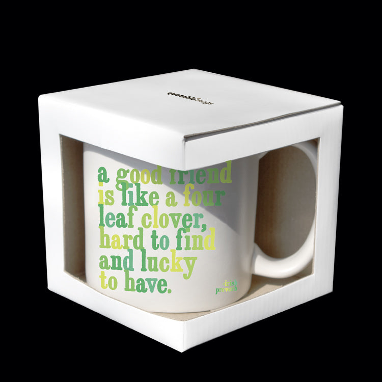 "four leaf clover" mug