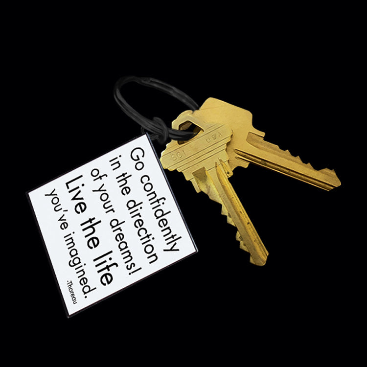 "go confidently" keychain