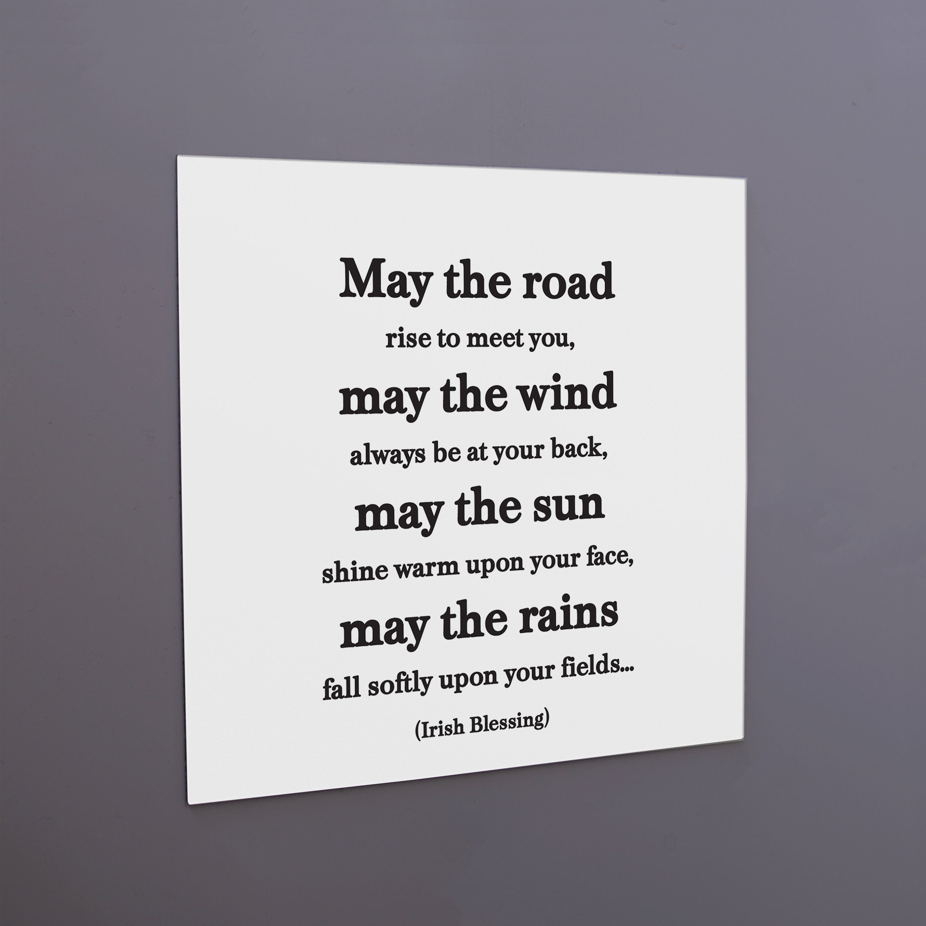 "may the road rise" magnet