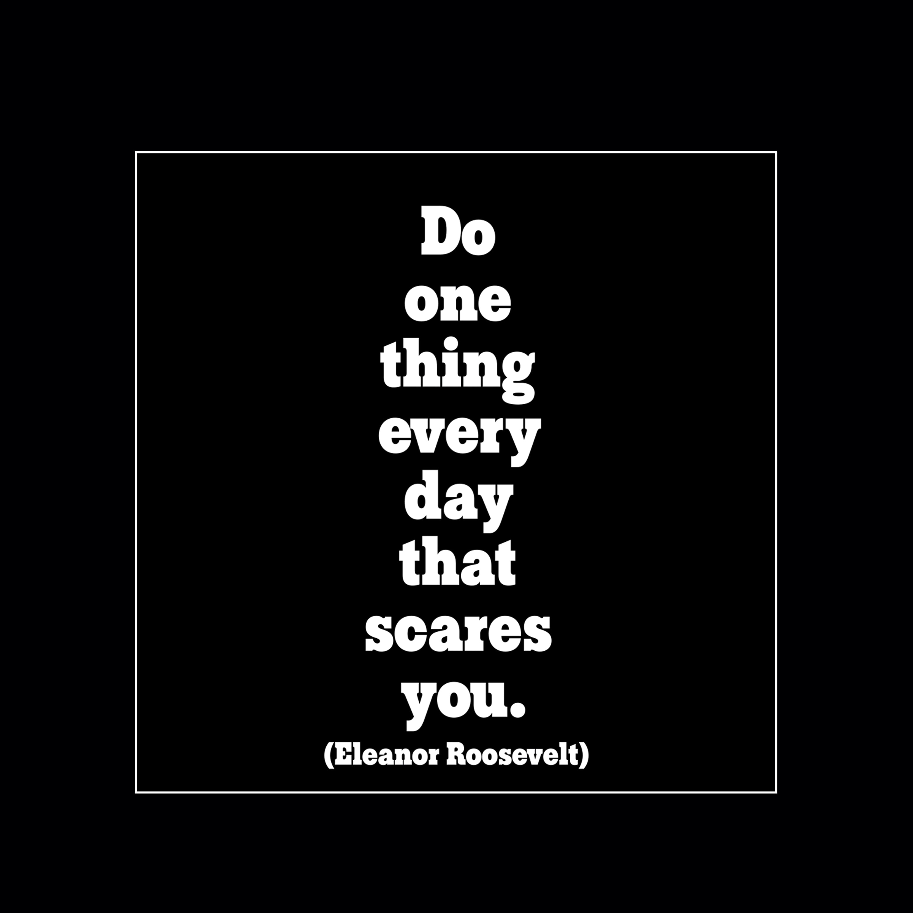 "do one thing every day" magnet