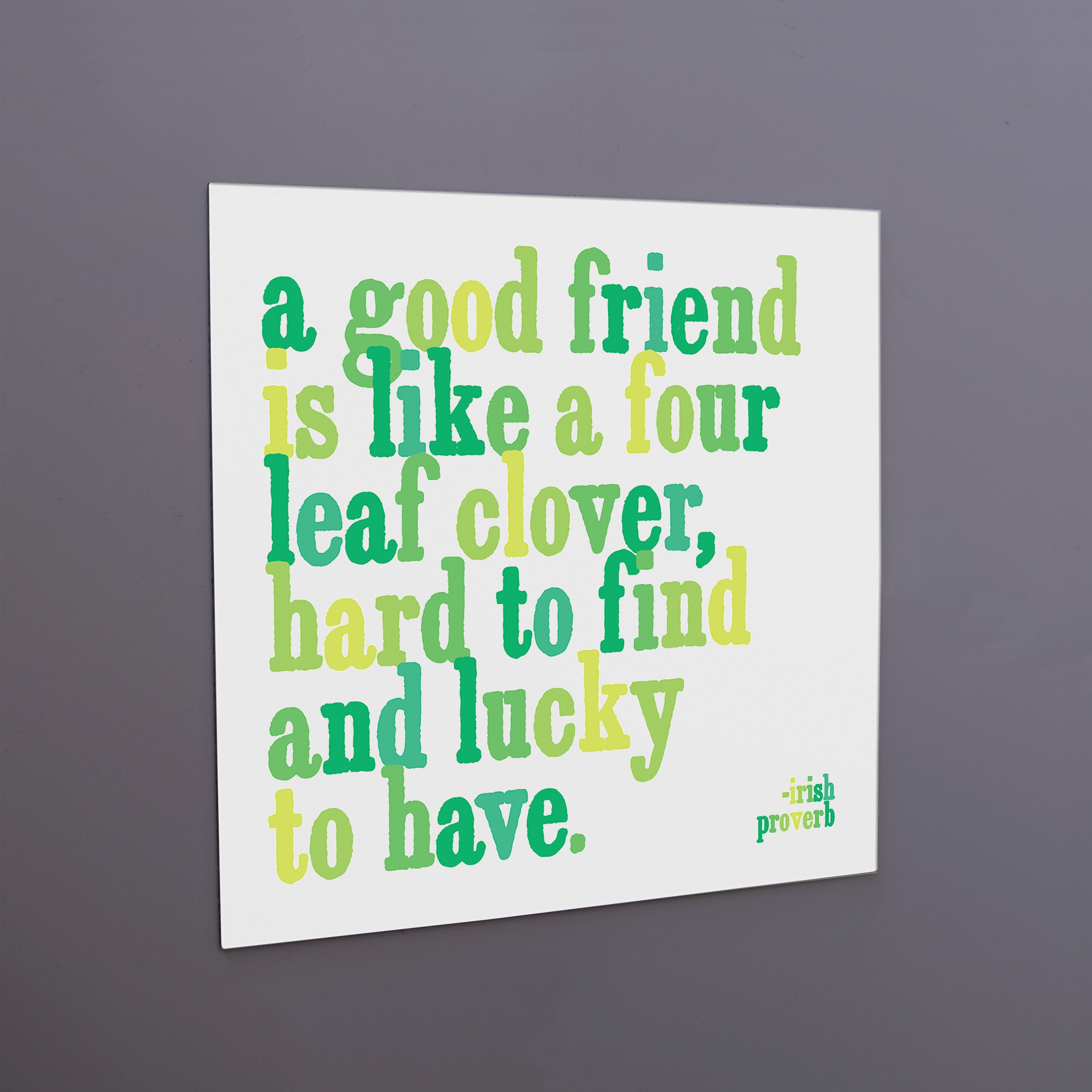 "four leaf clover" magnet