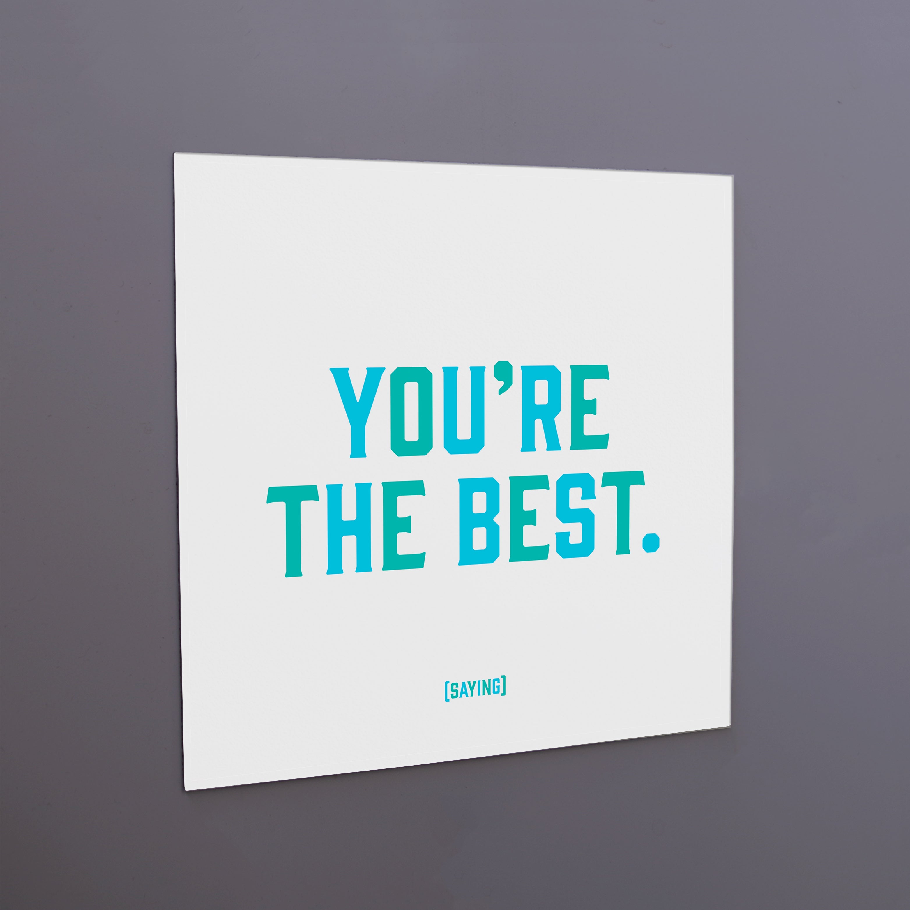 "you're the best" magnet