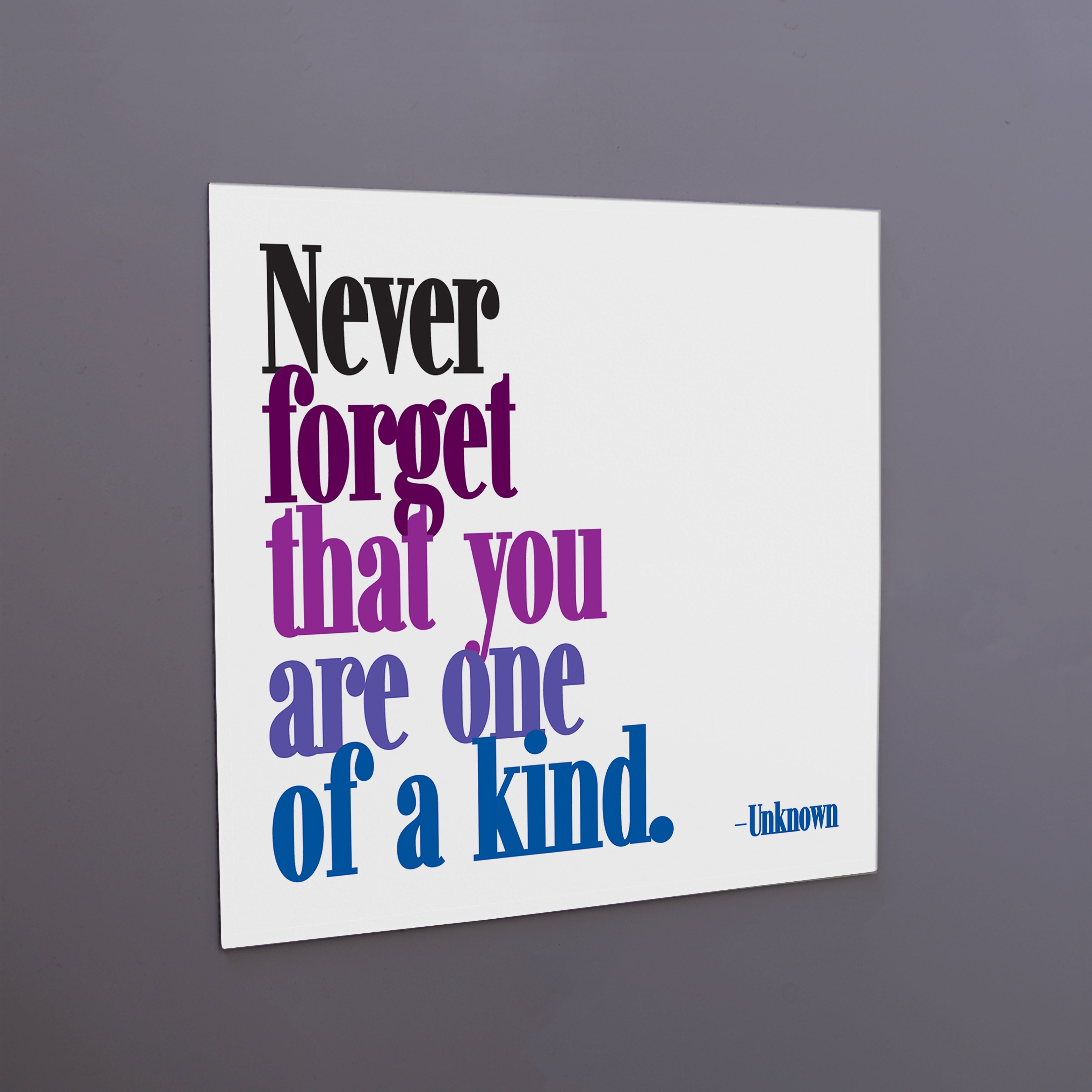 "one of a kind" magnet