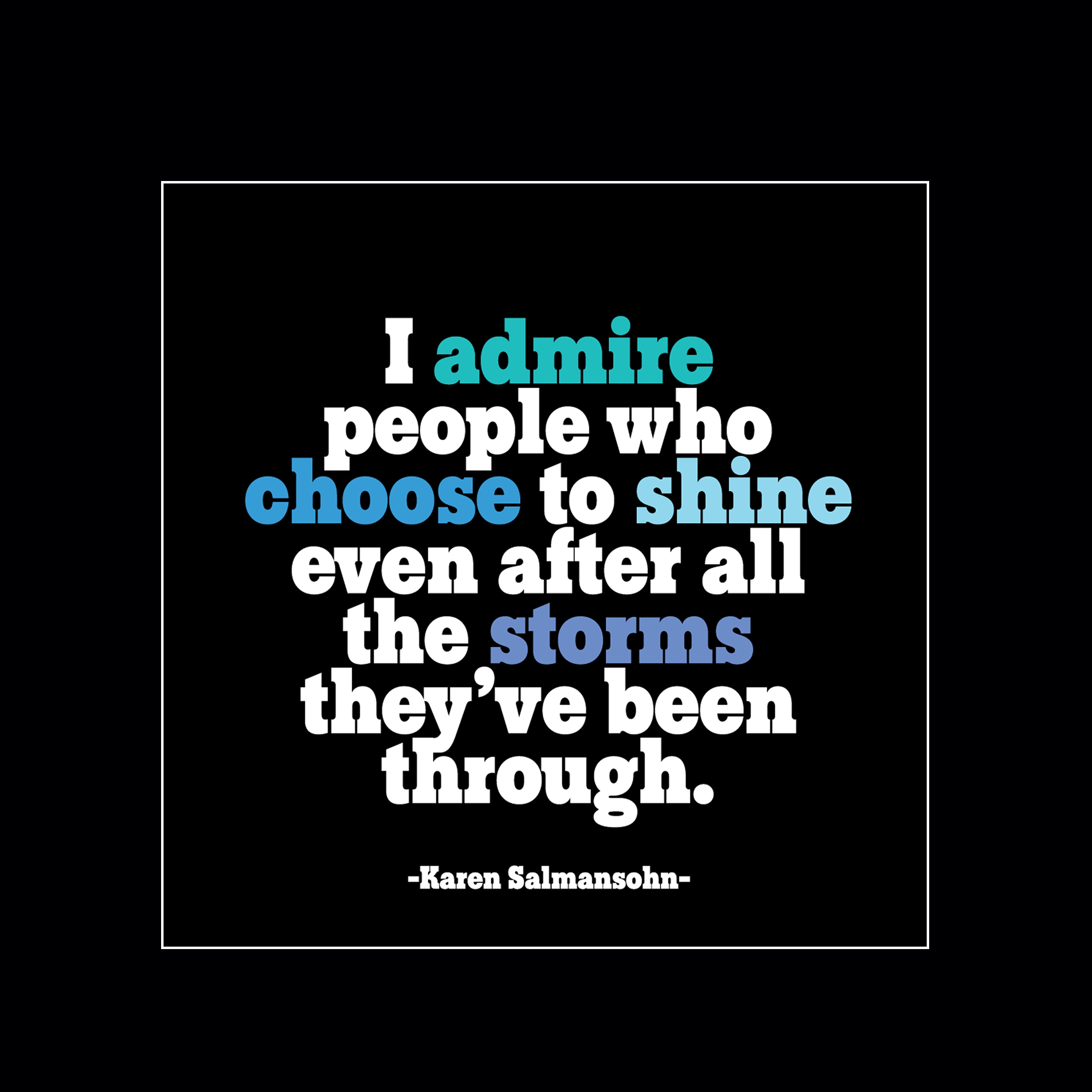 "i admire people" magnet