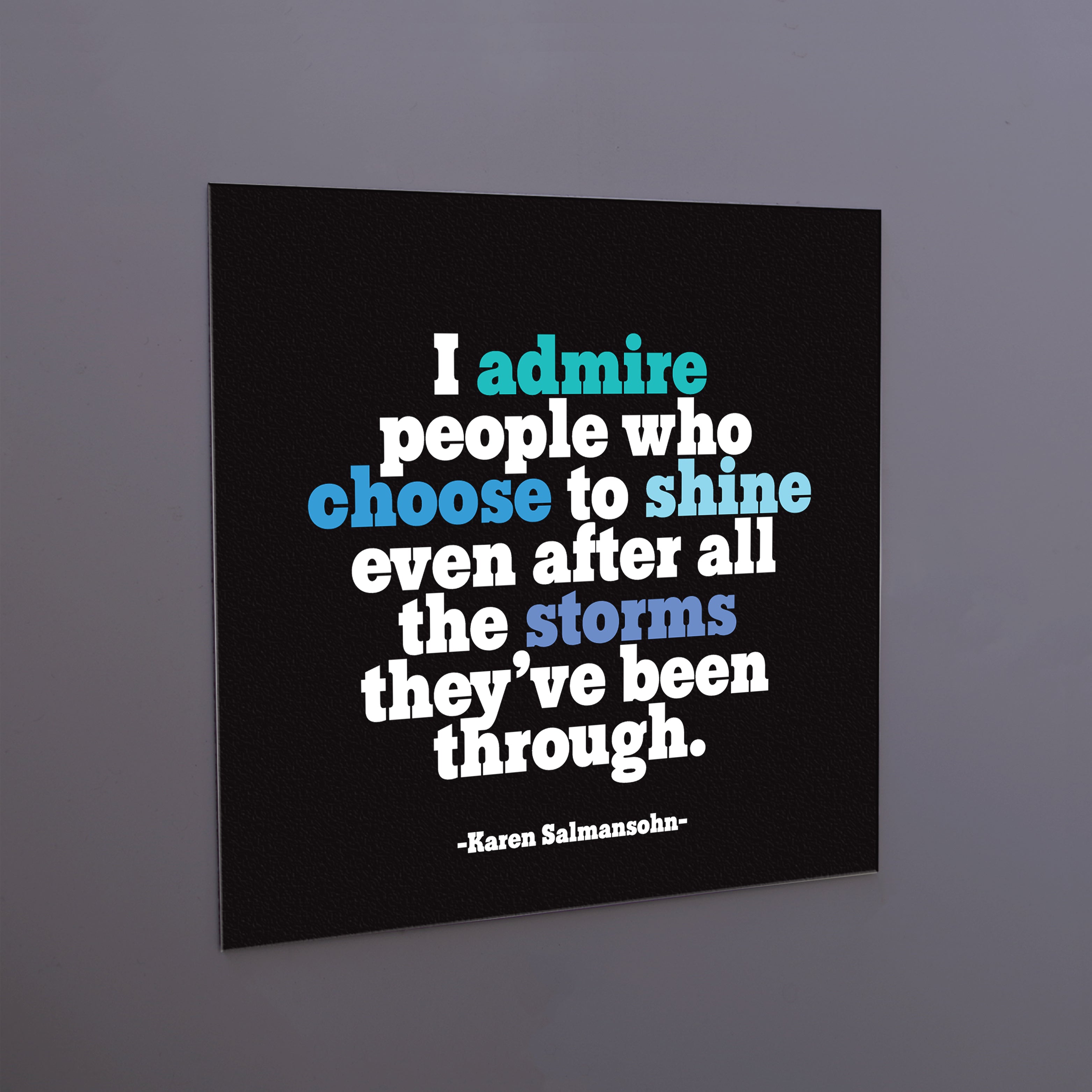 "i admire people" magnet