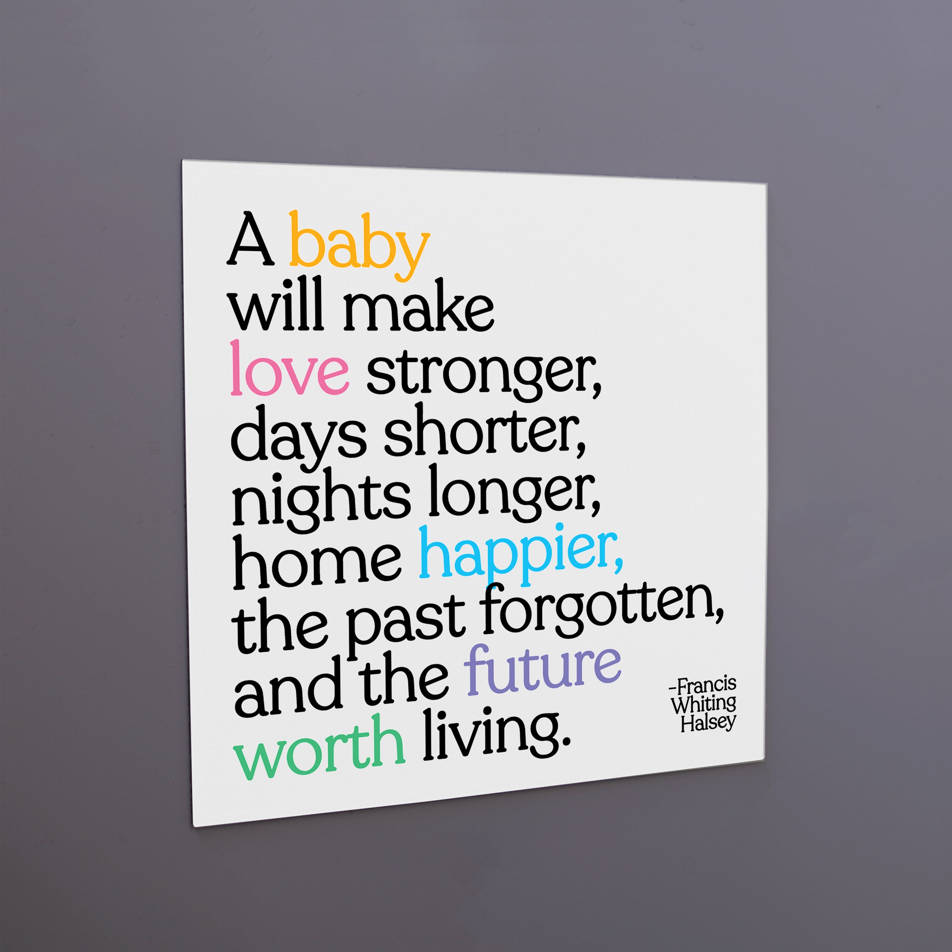 "a baby will make" magnet