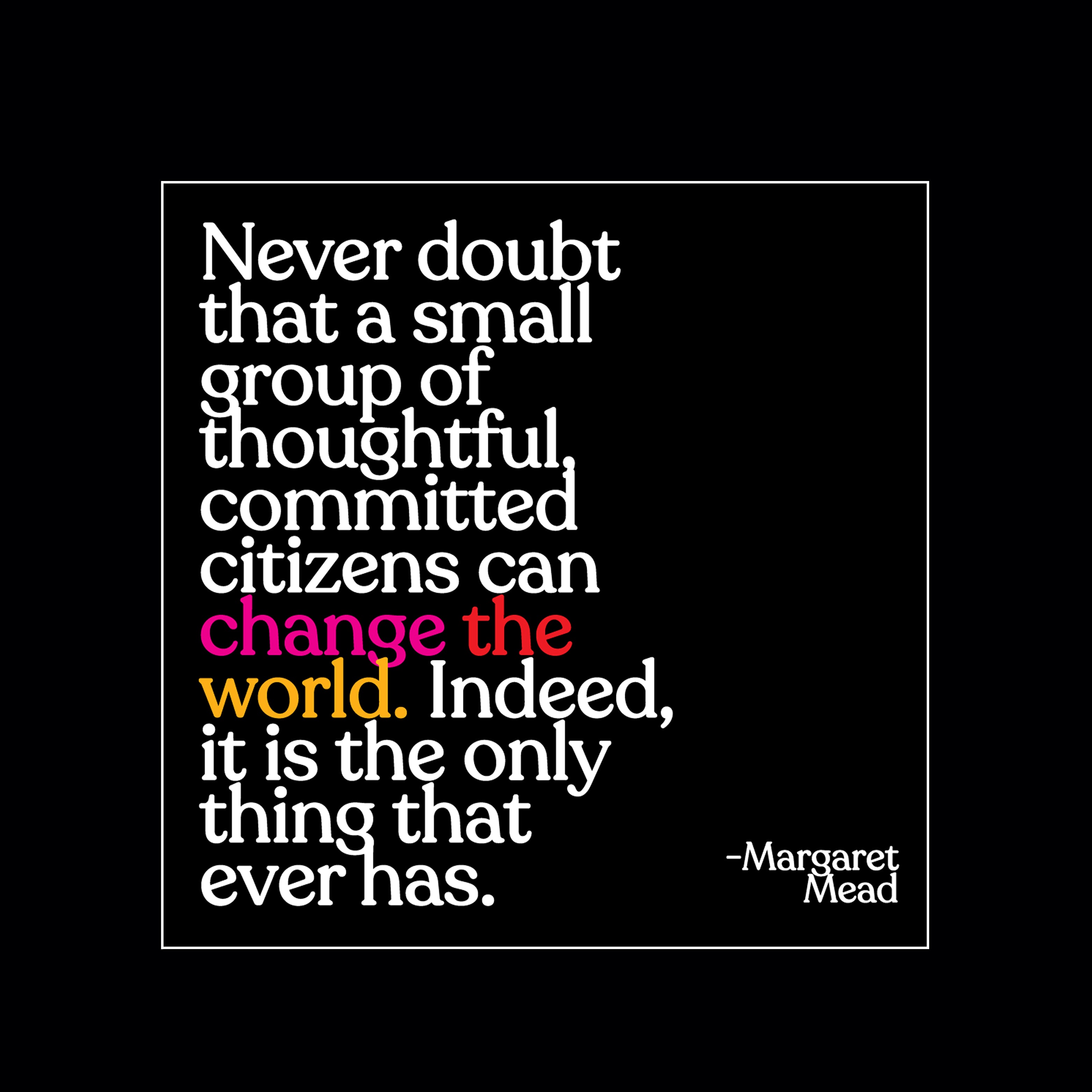 "never doubt" magnet