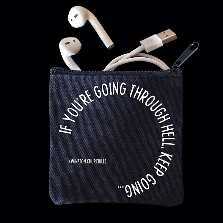 "going through hell" mini pouch