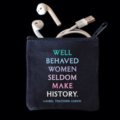 "well behaved women" mini pouch
