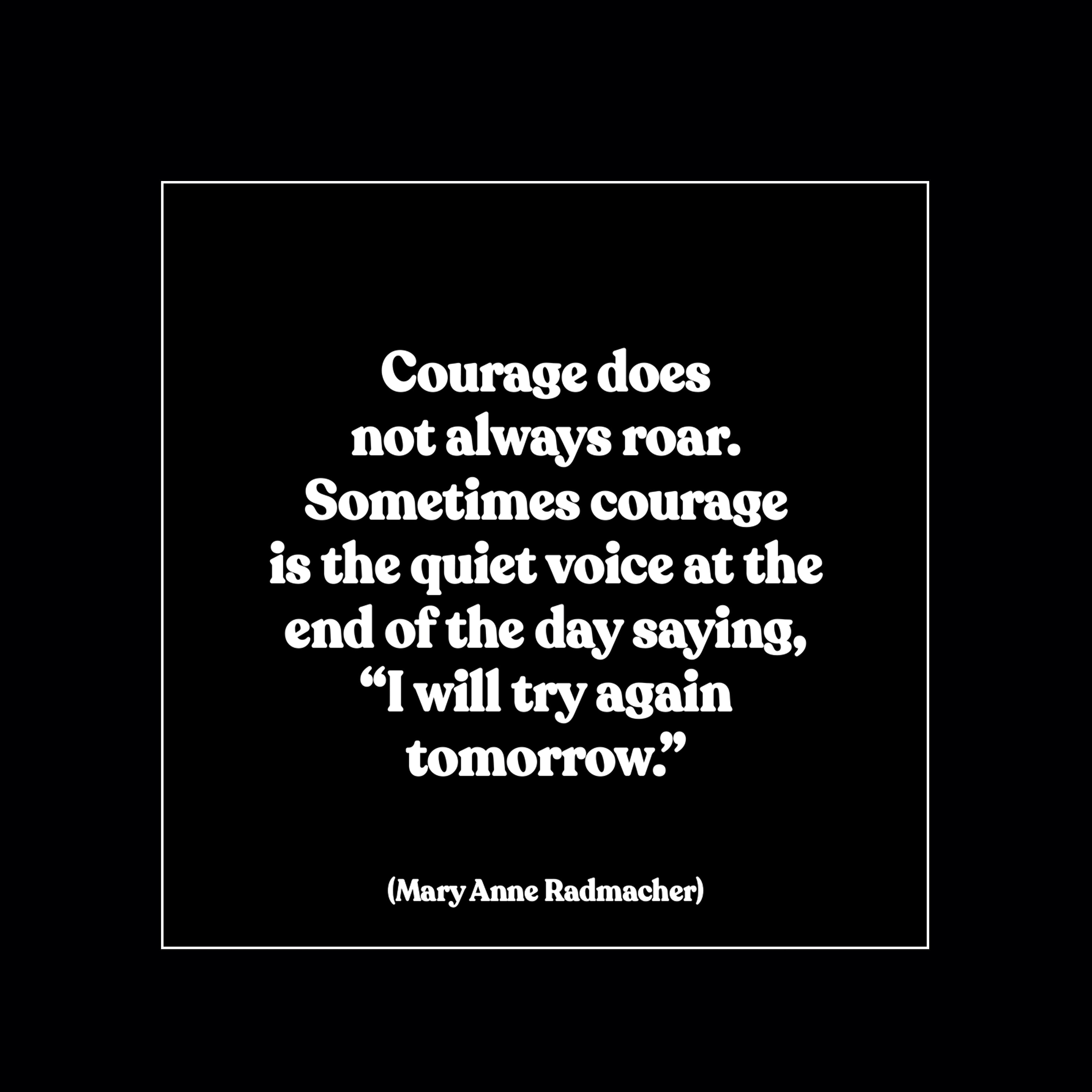 "courage" magnet