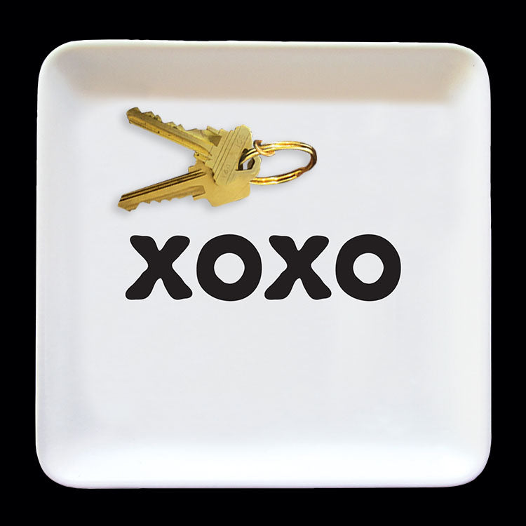"xoxo" trinket dish