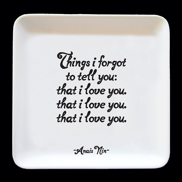 "things i forgot to tell you" trinket dish