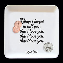 "things i forgot to tell you" trinket dish