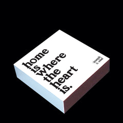 "home is where the heart is" matchbox