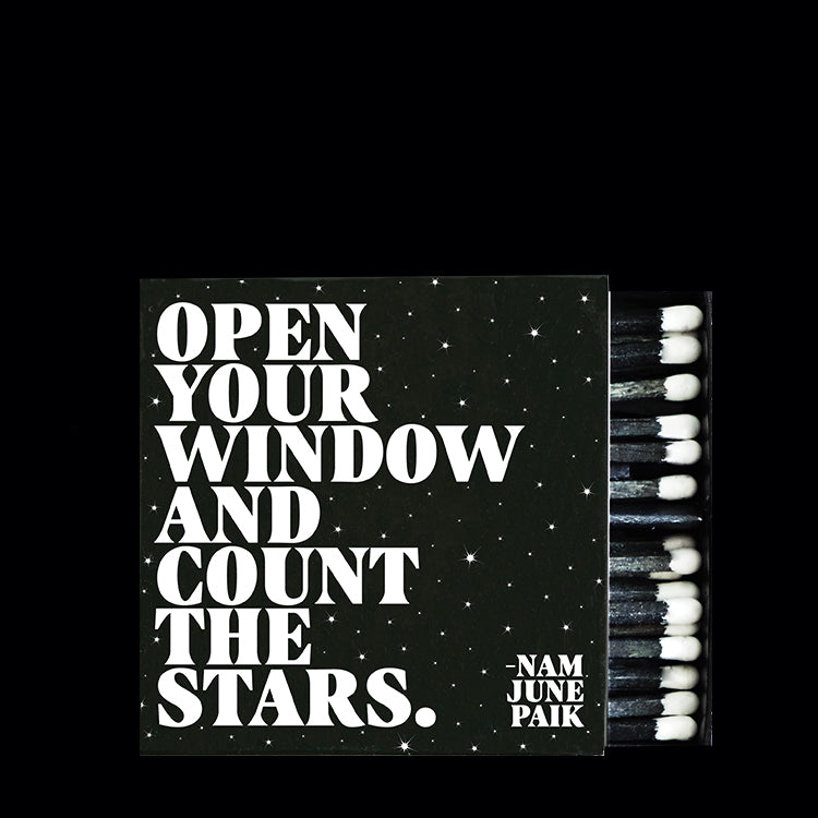 "open your window" matchbox