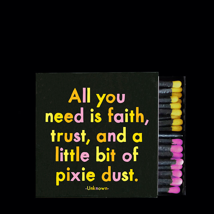 "pixie dust" matchbox