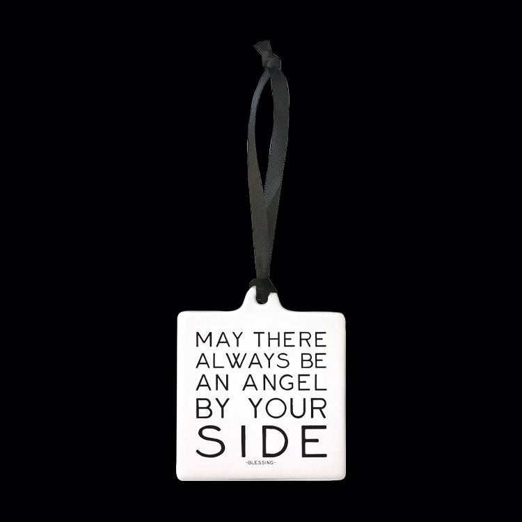 "angel by your side" ornament