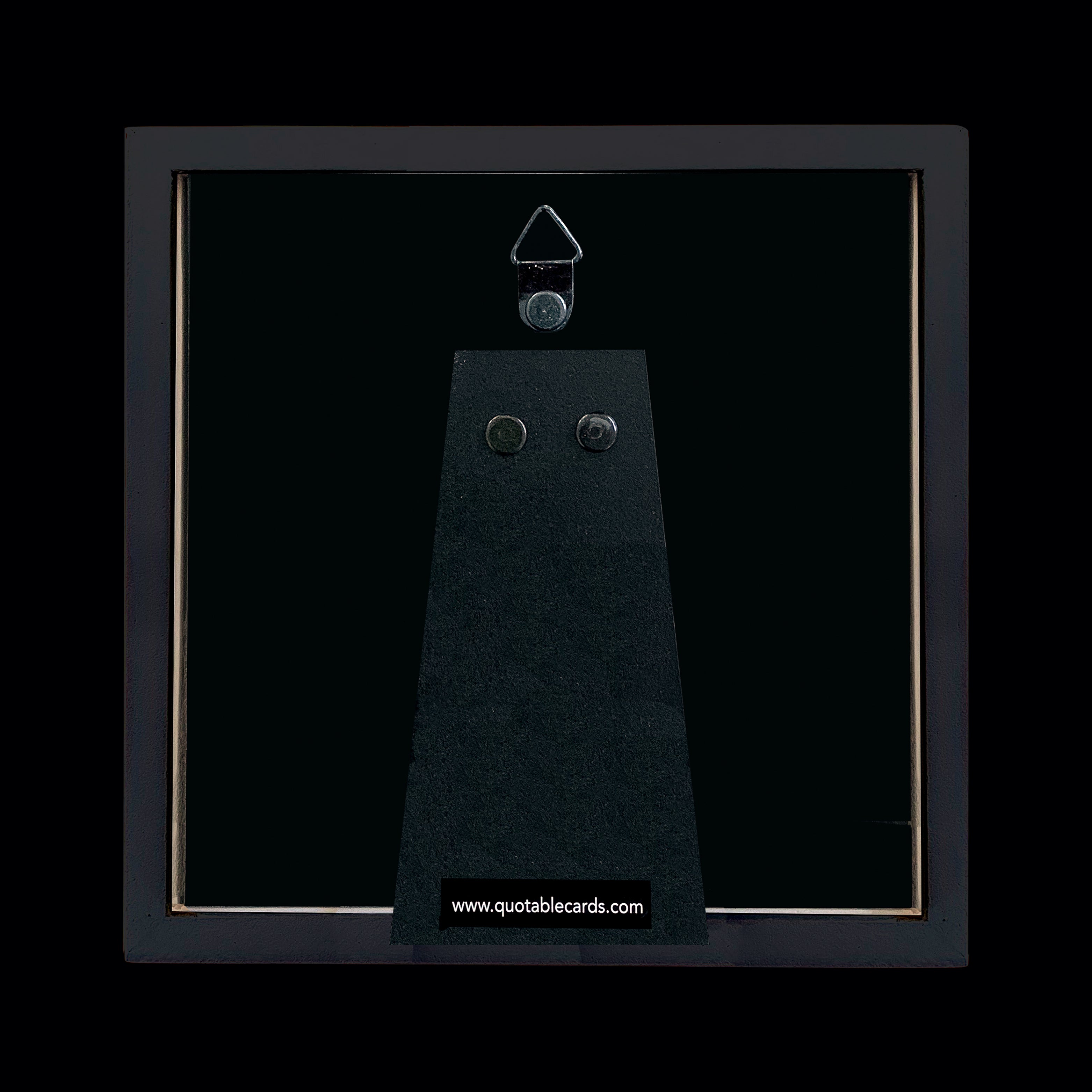 "sometimes when one person is missing" card