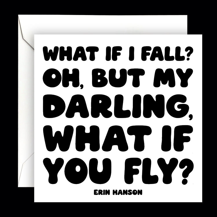 "what if i fall" card