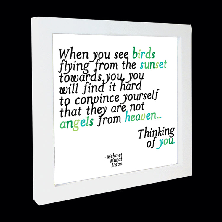 "when you see birds flying" card