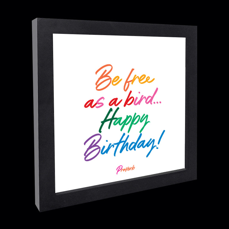 "be free as a bird" card