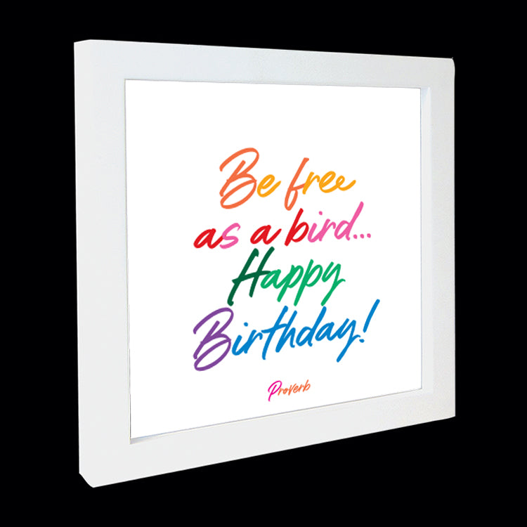 "be free as a bird" card