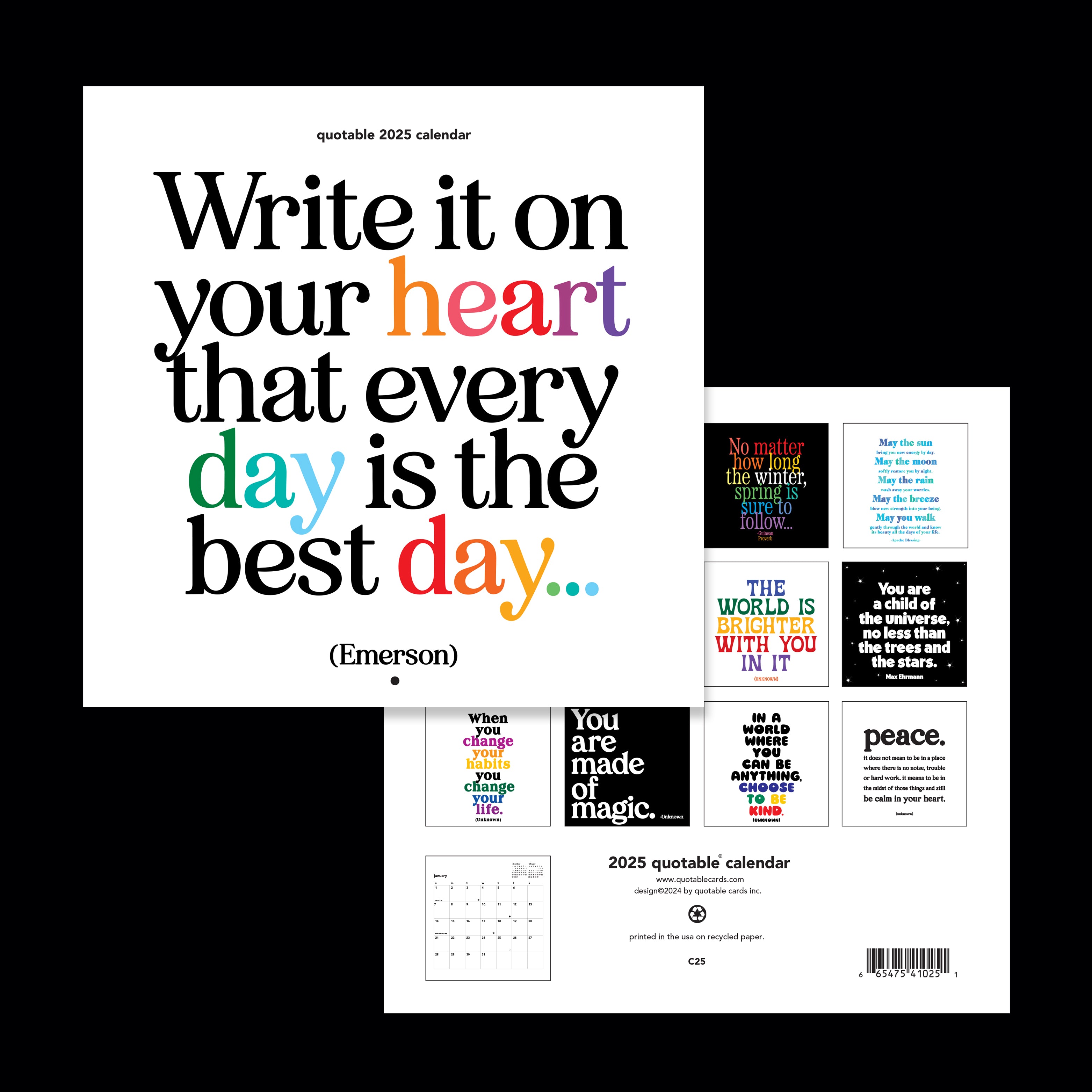 2025 quotable calendar Quotable Calendar 2025