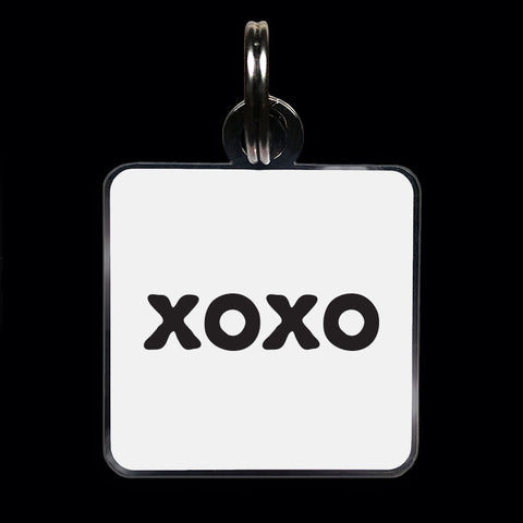 "xoxo" pet collar charm