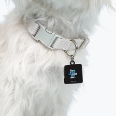 "count on me" pet collar charm
