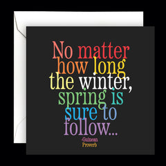 "how long the winter" card