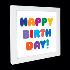 "happy birthday!" card