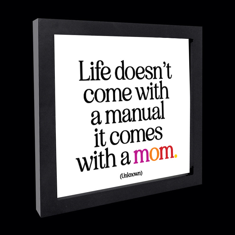 "manual mom" card