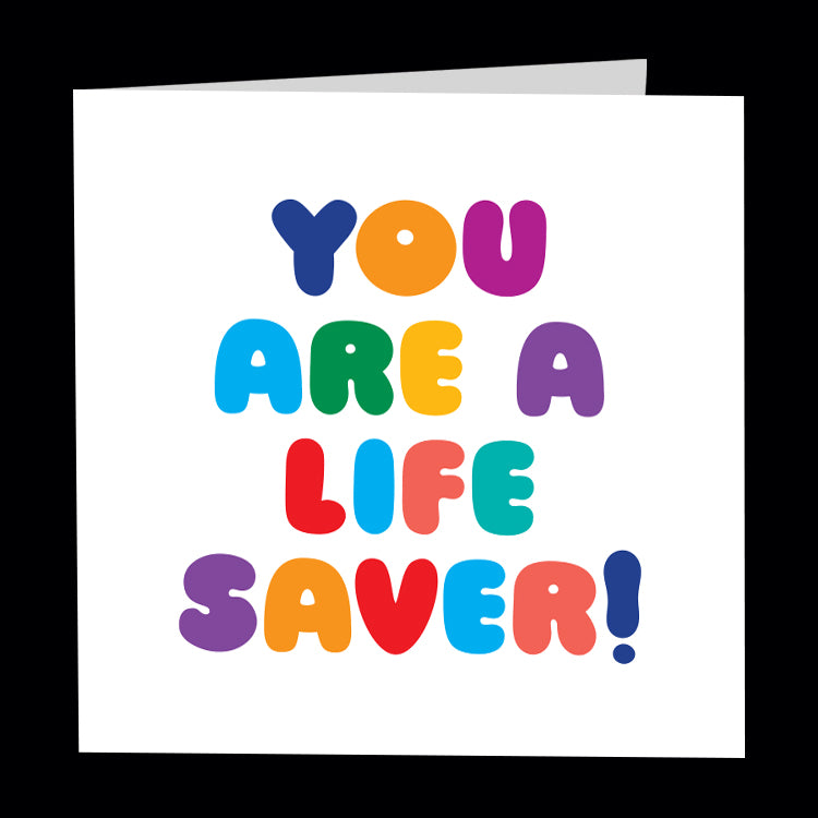 you are a life saver you-are-a-life-saver-card