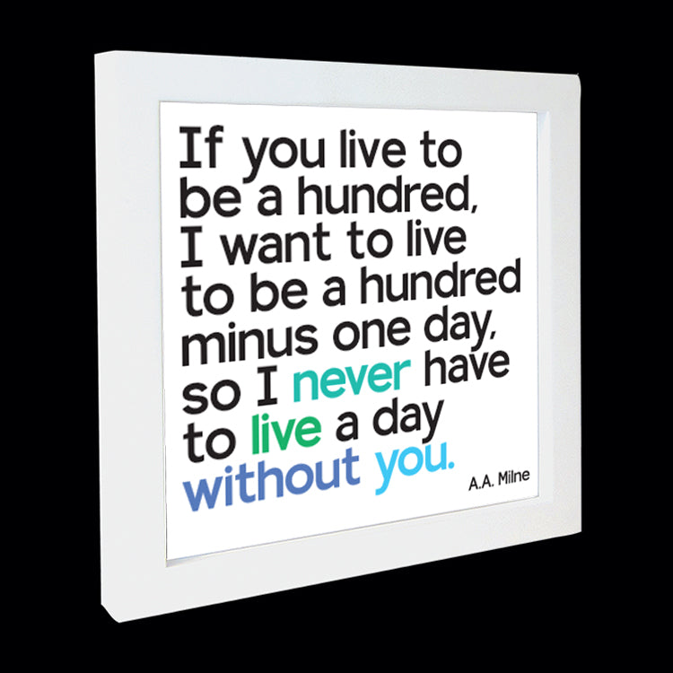 "live to be a hundred" card
