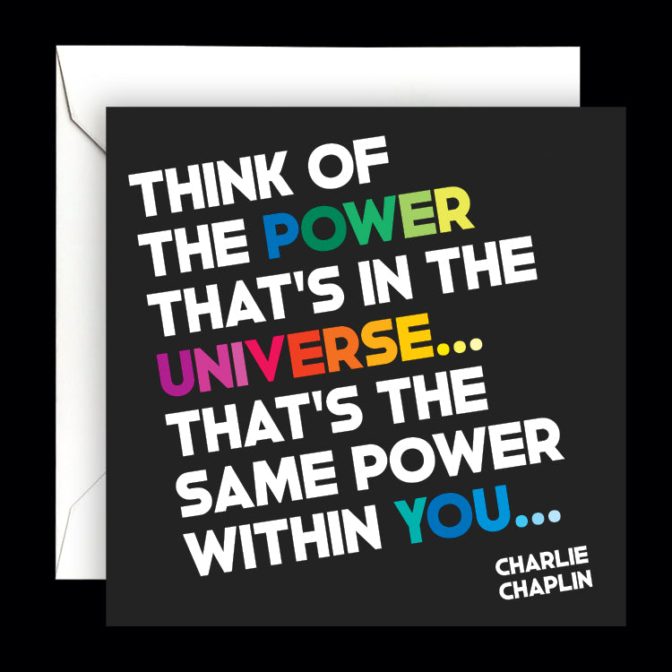 "power of the universe" card