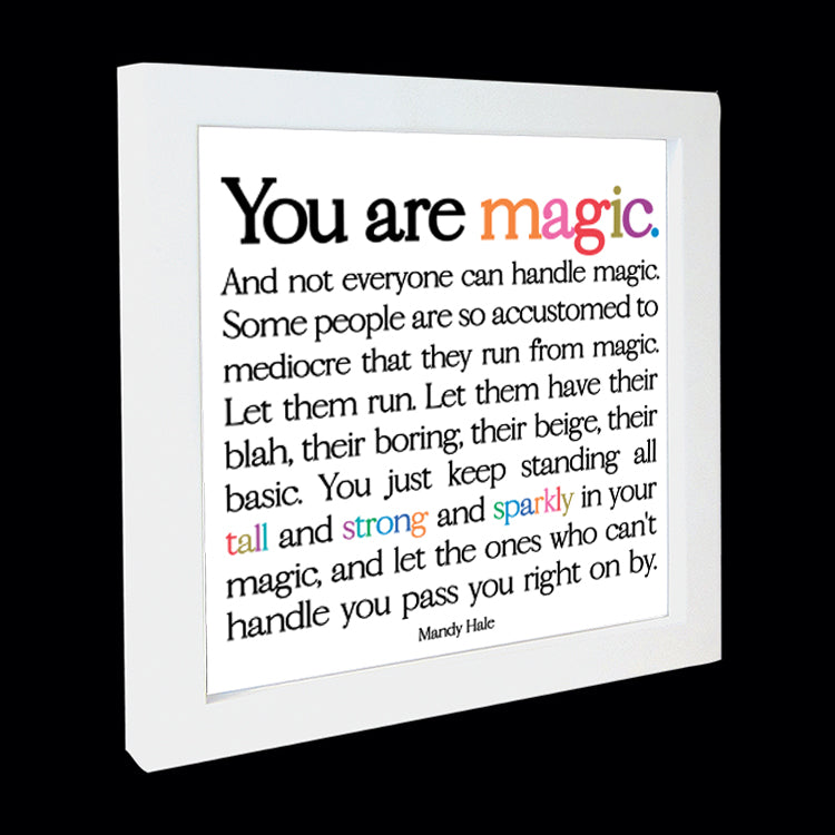 "you are magic" card