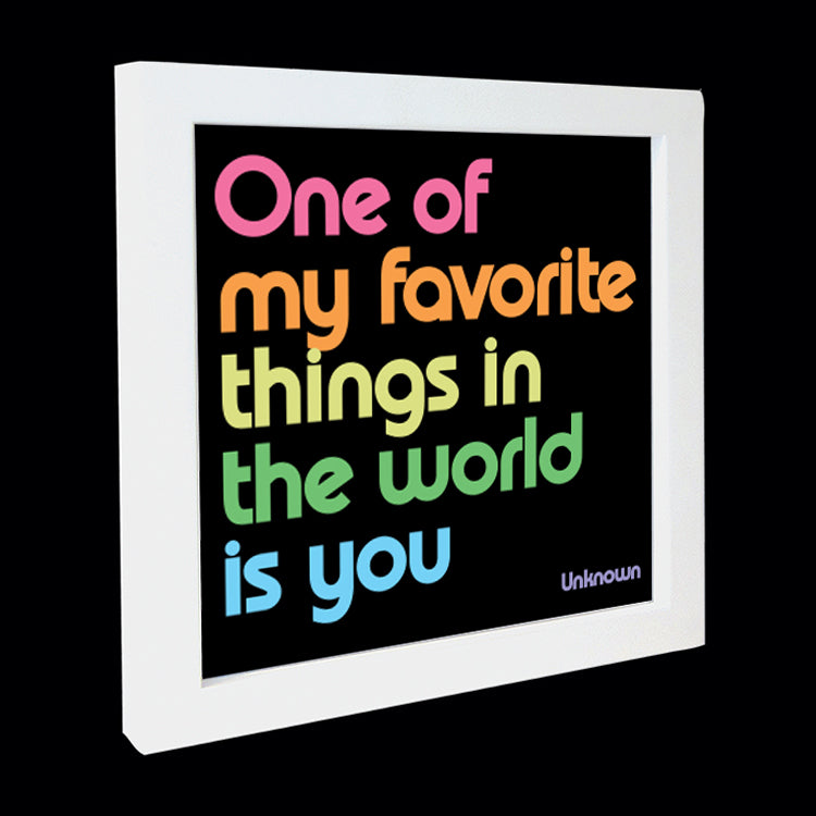 "one of my favorite things" card