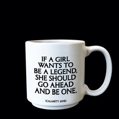 "girl legend" mini mug