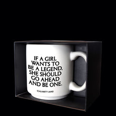 "girl legend" mini mug