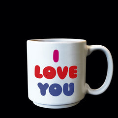 "i love you" mini mug