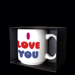 "i love you" mini mug